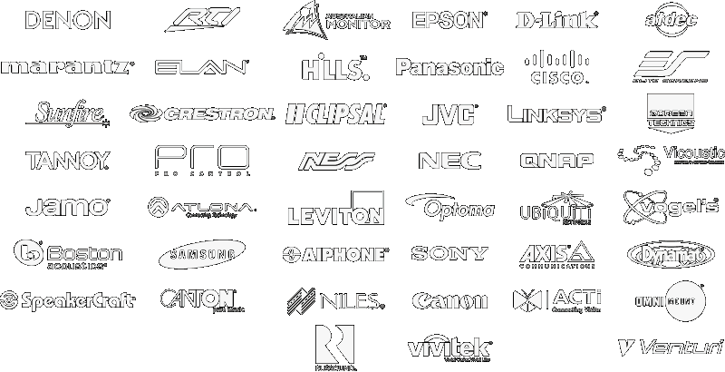 major brands supported by Homeplay Electronics